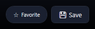 The Favorite and Save buttons.