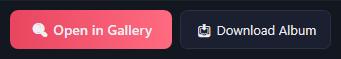 The Open in Gallery and Download Album buttons.