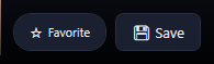 The Favorite and Save buttons.