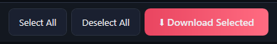 The Select All, Deselect All and Download Selected buttons.